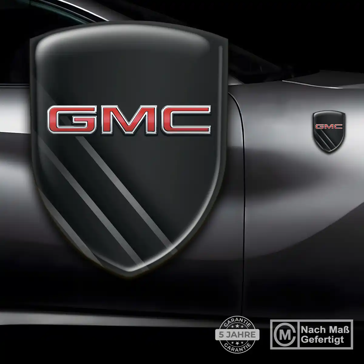 GMC 3D Gel Aufkleber Silikon Markenedition