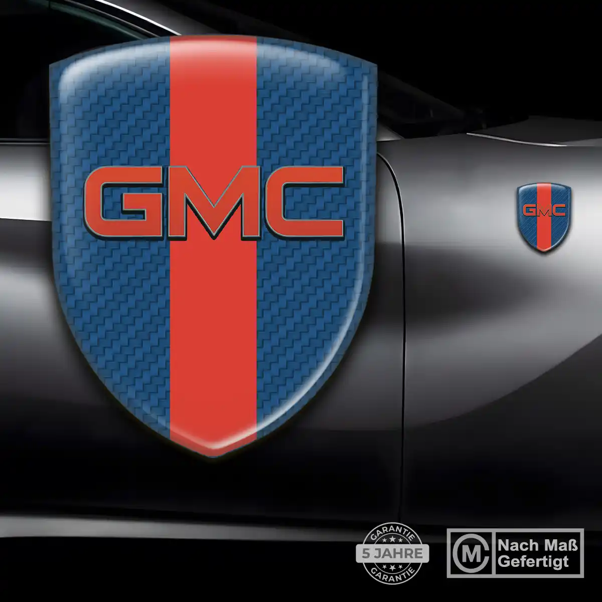 GMC 3D Gel Aufkleber Silikon Premium-Edition