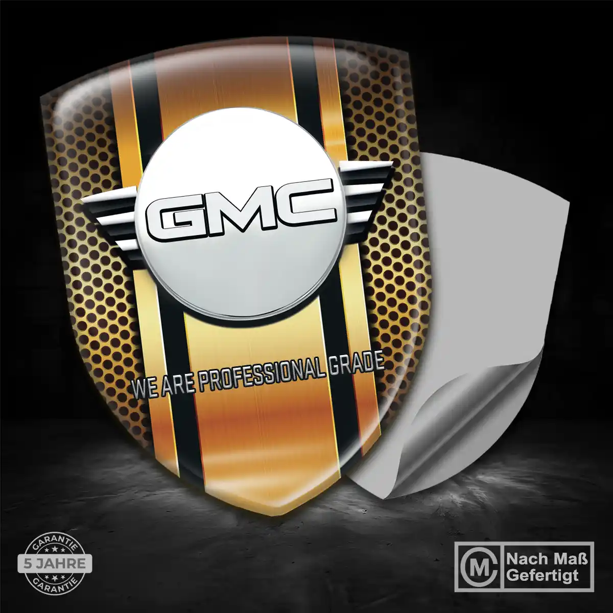 GMC 3D Gel Aufkleber Silikon Tuningfahrzeug