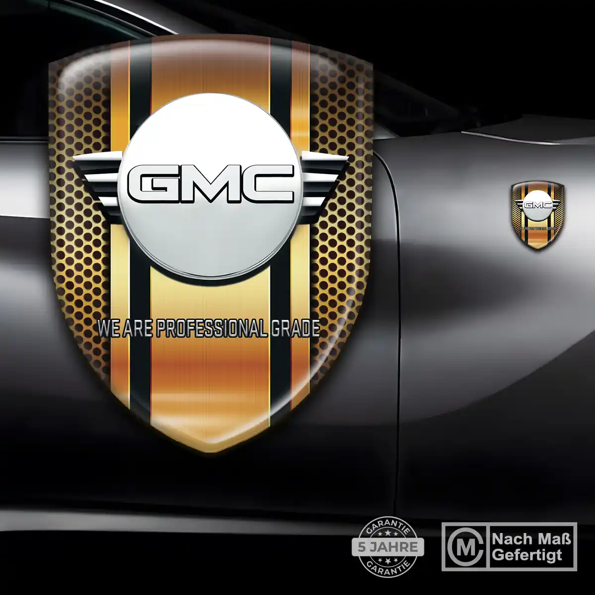 GMC 3D Gel Aufkleber Silikon Tuningfahrzeug