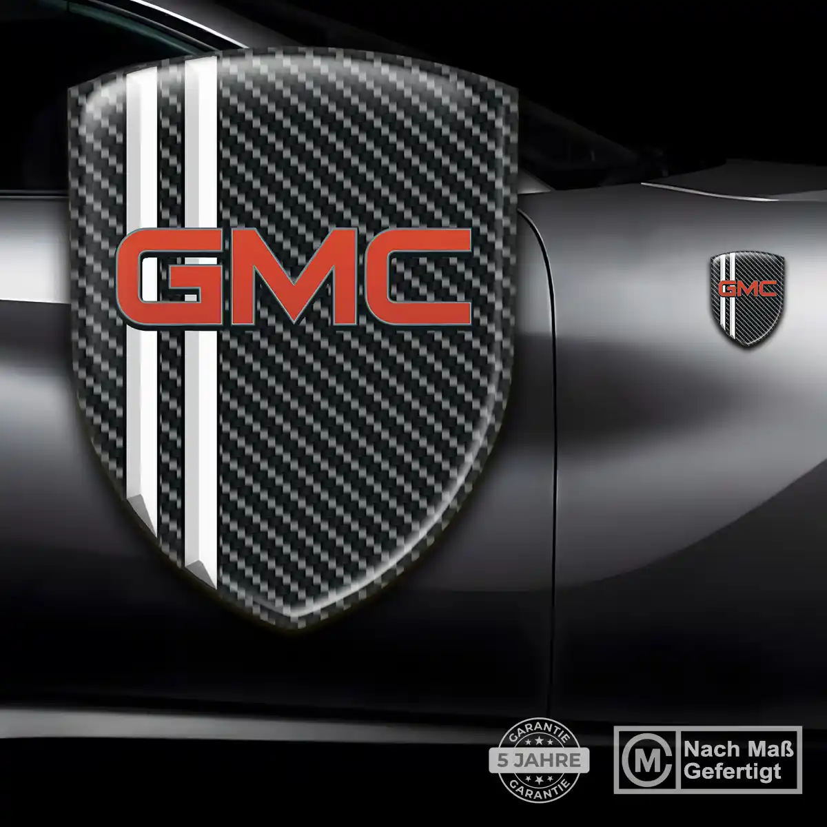 GMC 3D Gel Aufkleber Tuningfahrzeug