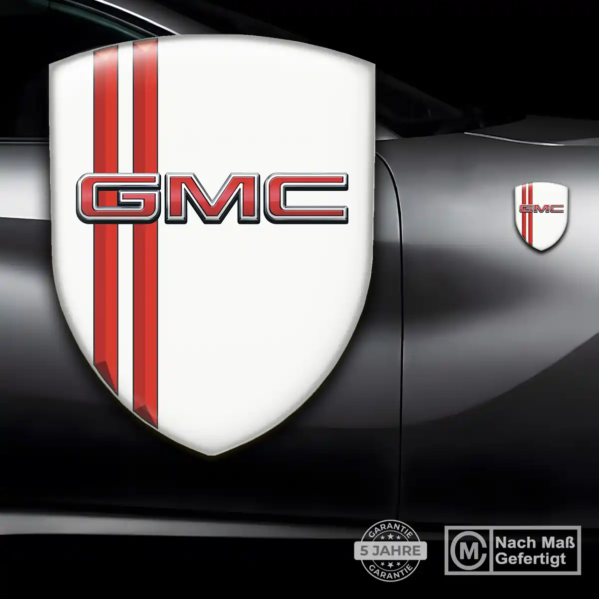 GMC 3D Gel Aufkleber Wappen Auto Elegantes Design