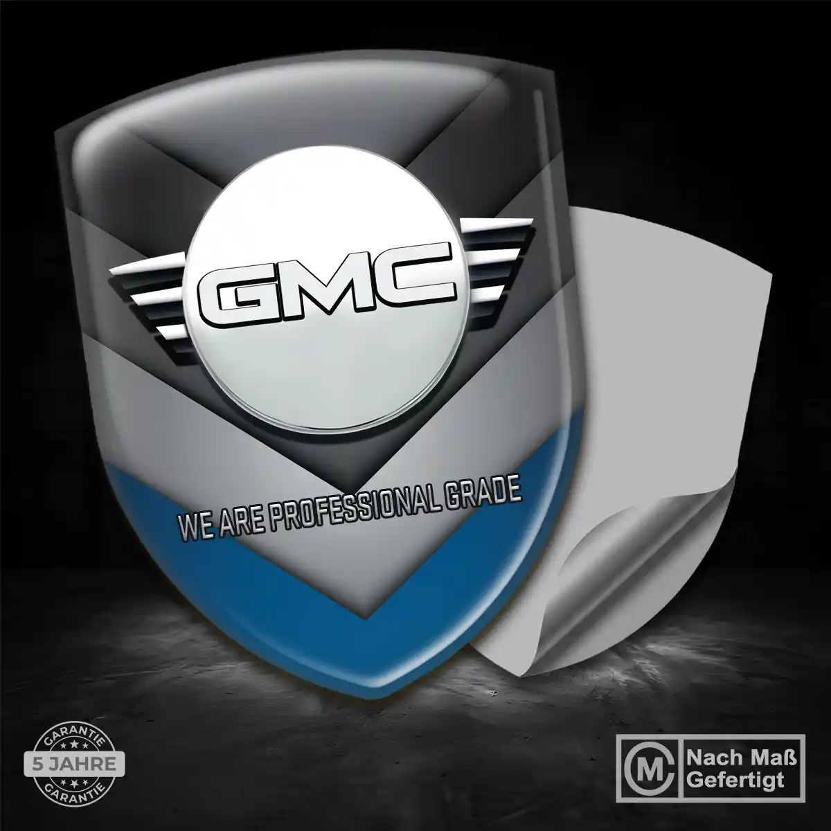 GMC 3D Gel Aufkleber Wappen Auto Hochwertiges Harz