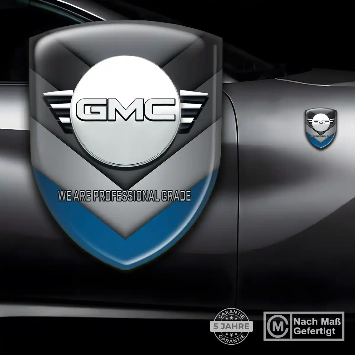 GMC 3D Gel Aufkleber Wappen Auto Hochwertiges Harz