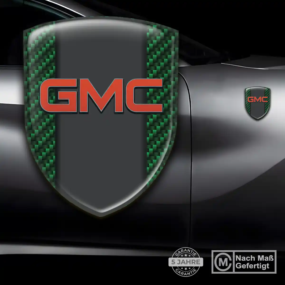 GMC 3D Gel Aufkleber Wappen Auto Premium-Edition