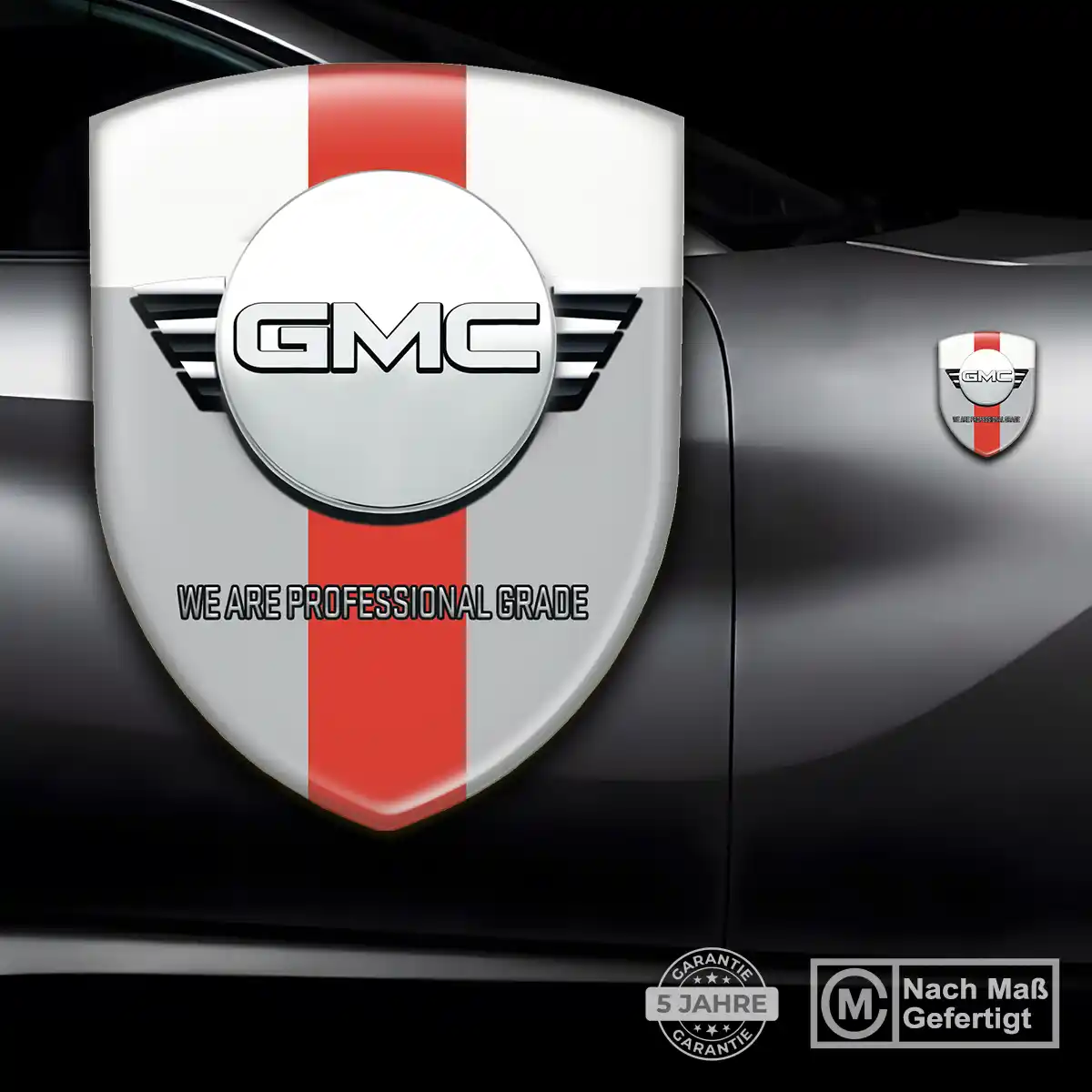 GMC 3D Gel Aufkleber Wappen Auto Stilvolles Design