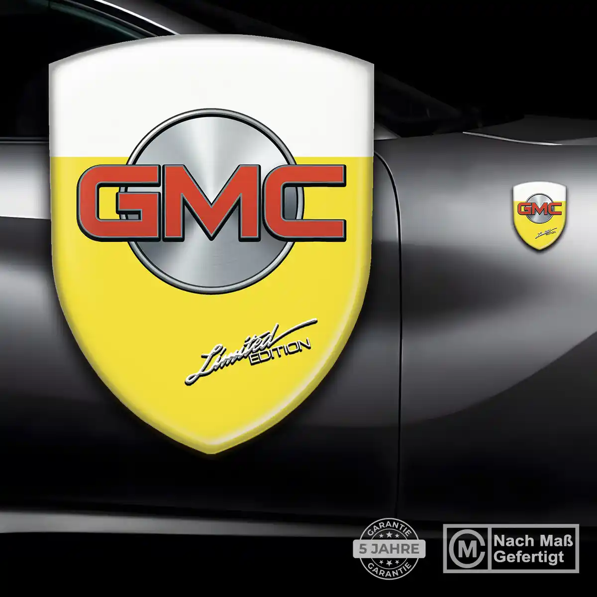 GMC 3D Gel Aufkleber Wappen Hohe Qualität