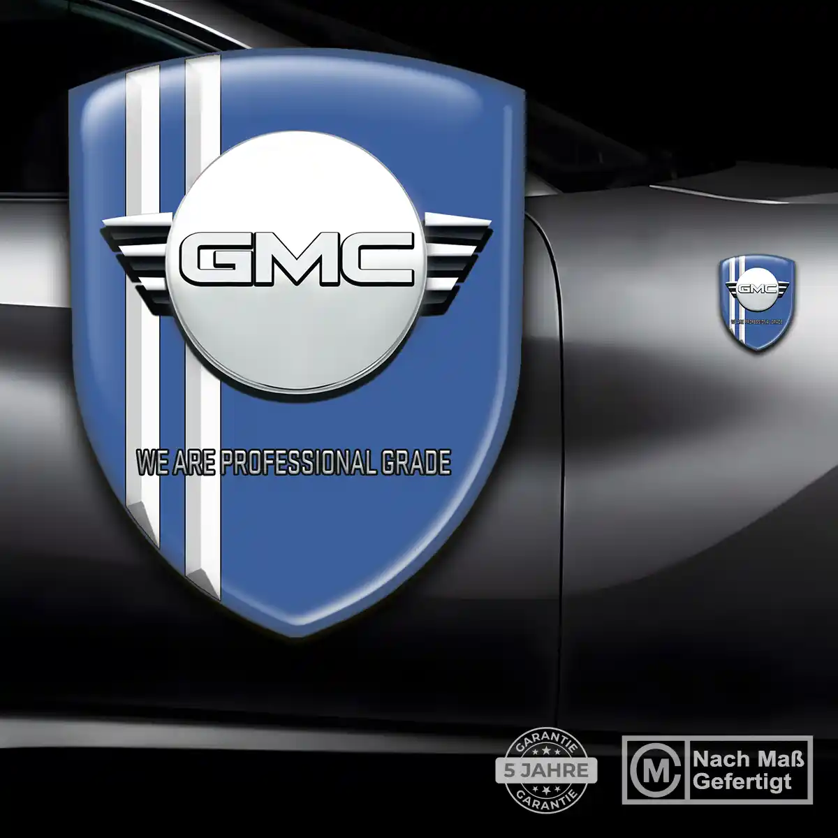 GMC 3D Gel Aufkleber Wappen Interieurdesign