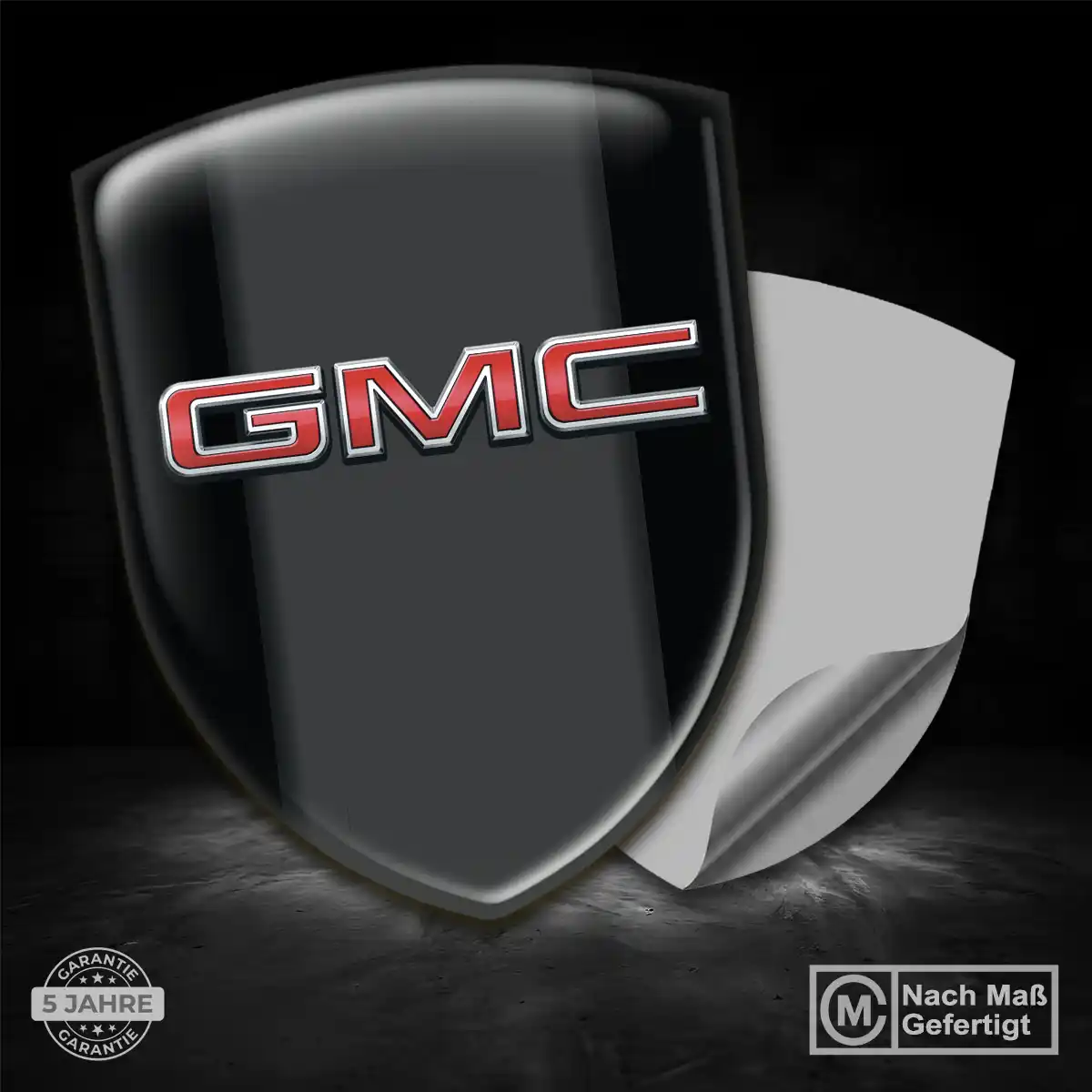 GMC 3D Gel Aufkleber Wappen Tuningfahrzeug
