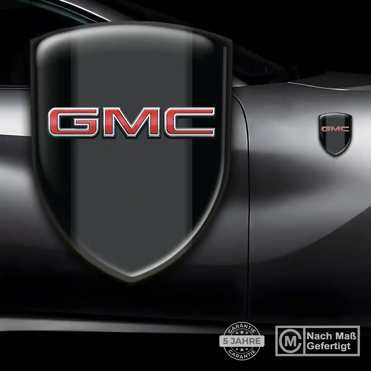 GMC 3D Gel Aufkleber Wappen Tuningfahrzeug
