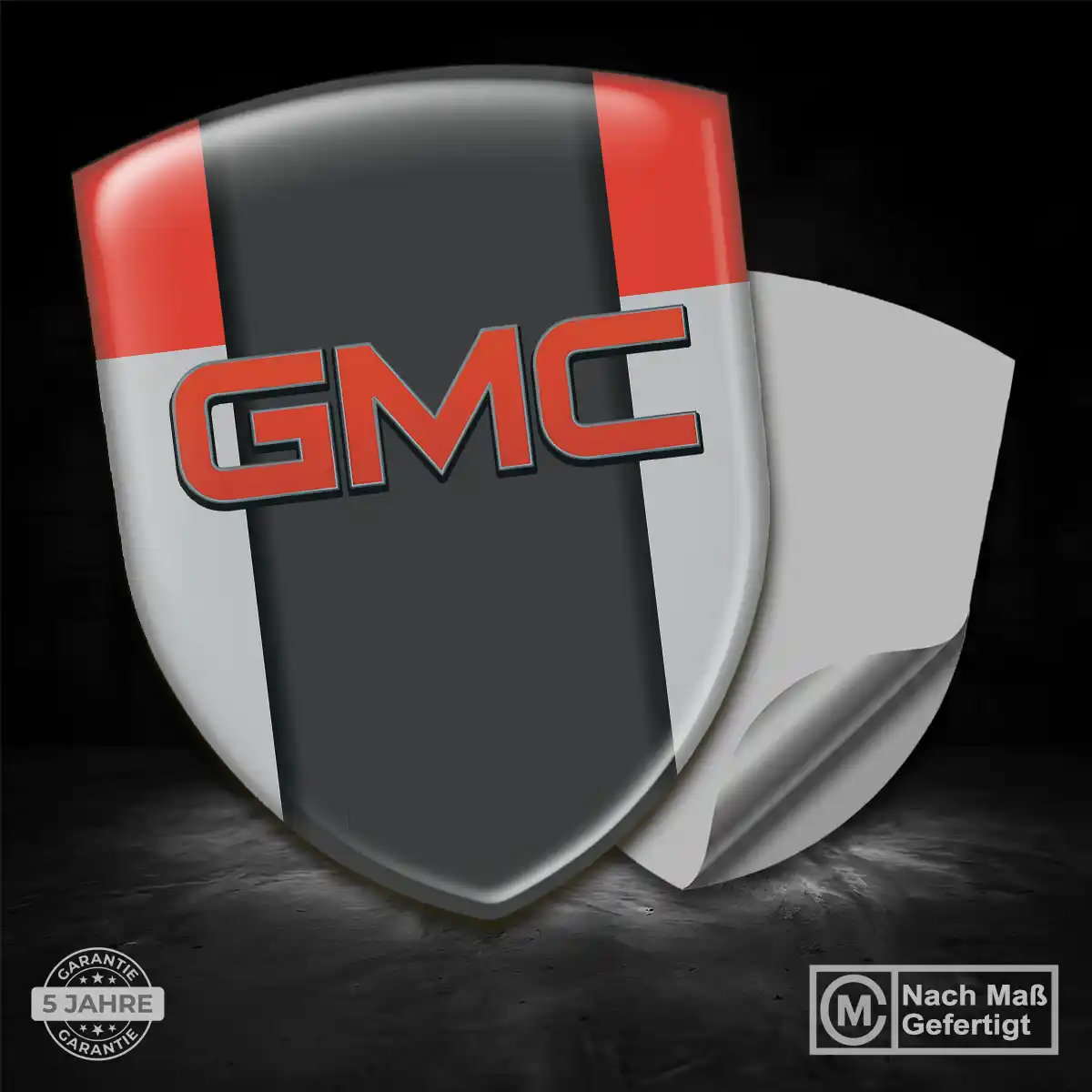 GMC Aufkleber 3D Gel Emblem Auto Elegantes Design