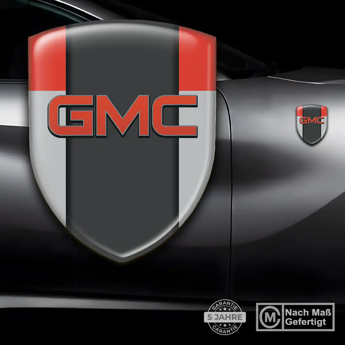 GMC Aufkleber 3D Gel Emblem Auto Elegantes Design