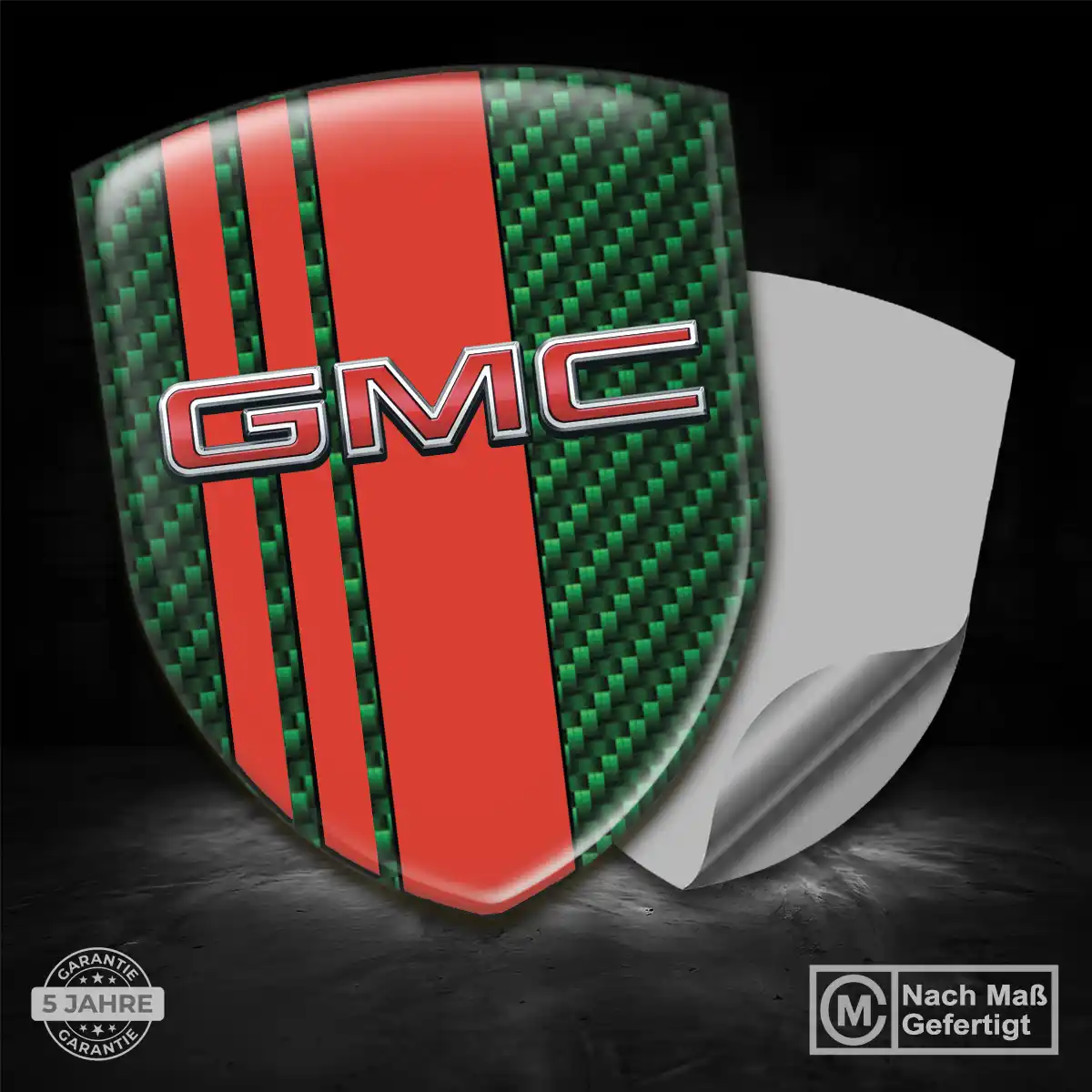 GMC Aufkleber 3D Gel Emblem Auto Interieurdesign