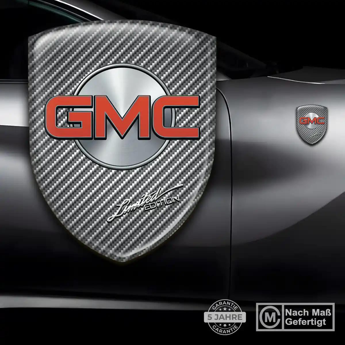 GMC Aufkleber 3D Gel Emblem Auto Premiumqualität