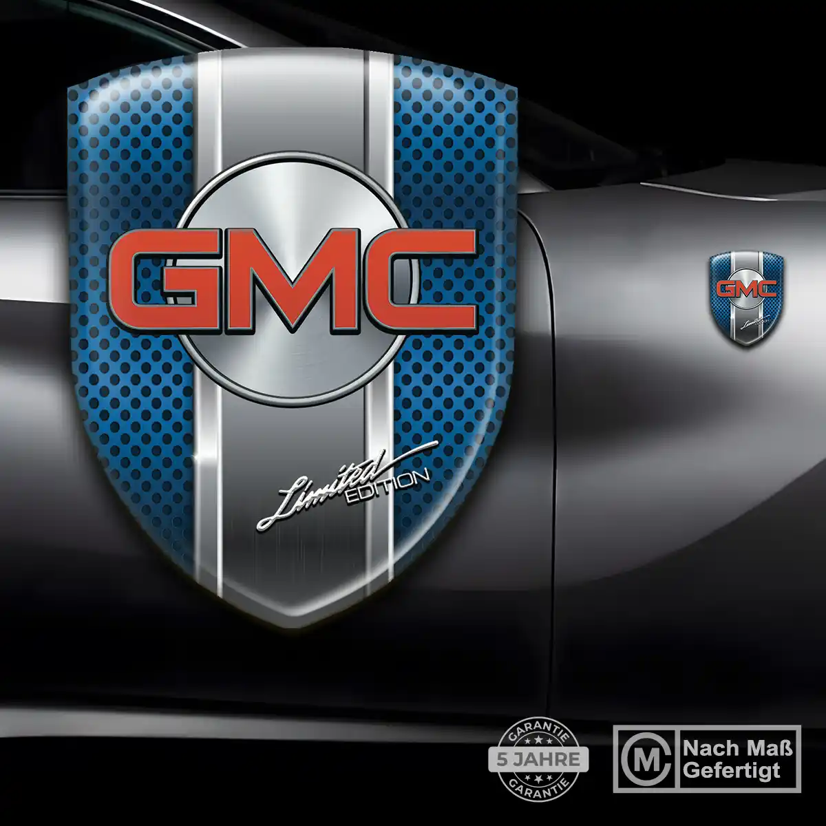 GMC Aufkleber 3D Gel Emblem Auto Tuningfahrzeug