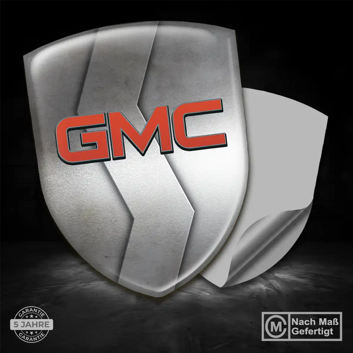 GMC Aufkleber 3D Gel Emblem Elegantes Design