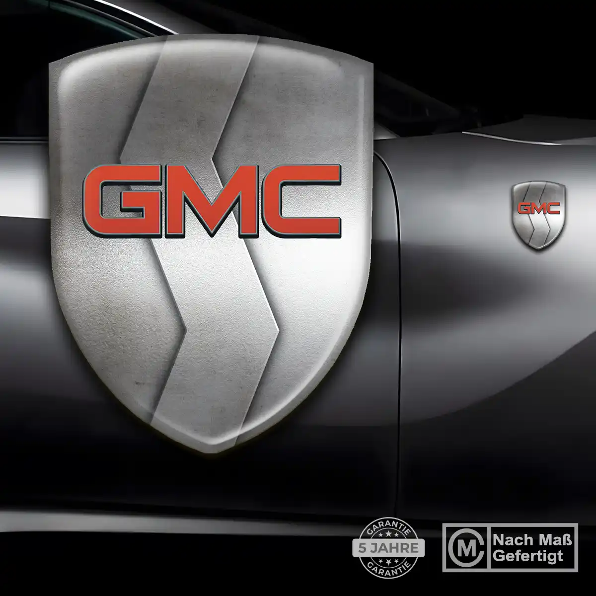 GMC Aufkleber 3D Gel Emblem Elegantes Design
