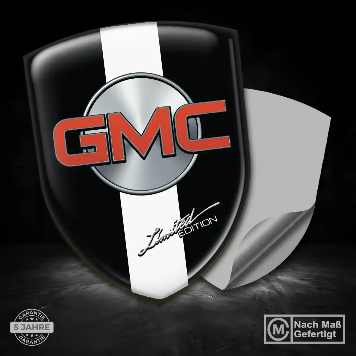 GMC Aufkleber 3D Gel Emblem Hochwertiges Harz