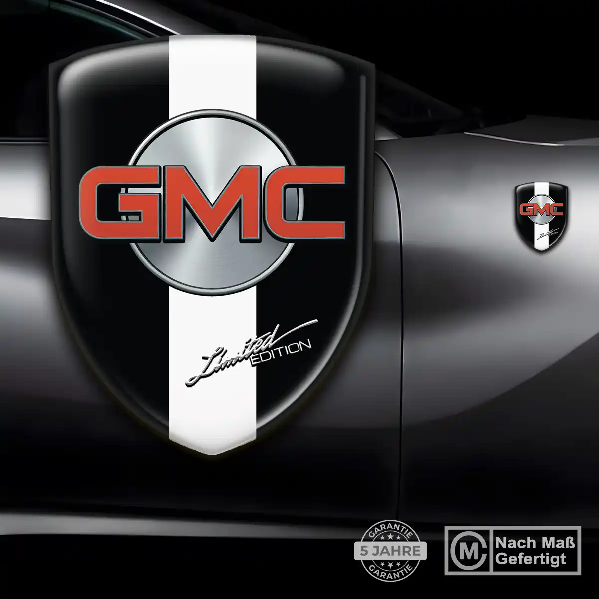 GMC Aufkleber 3D Gel Emblem Hochwertiges Harz