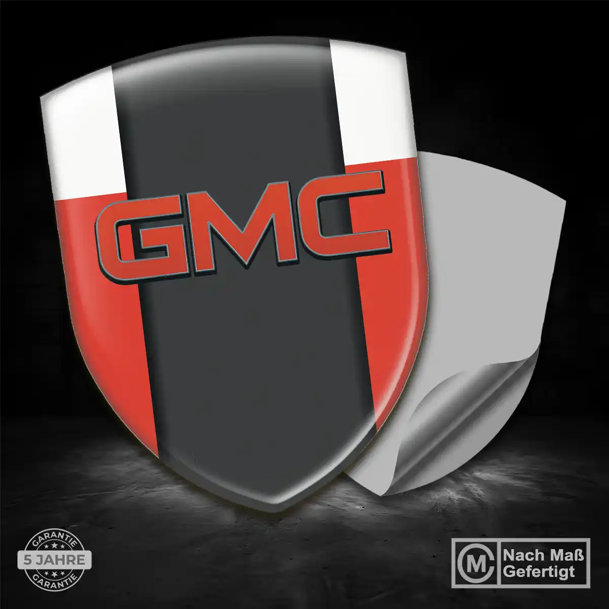 GMC Aufkleber 3D Gel Emblem Interieurdesign