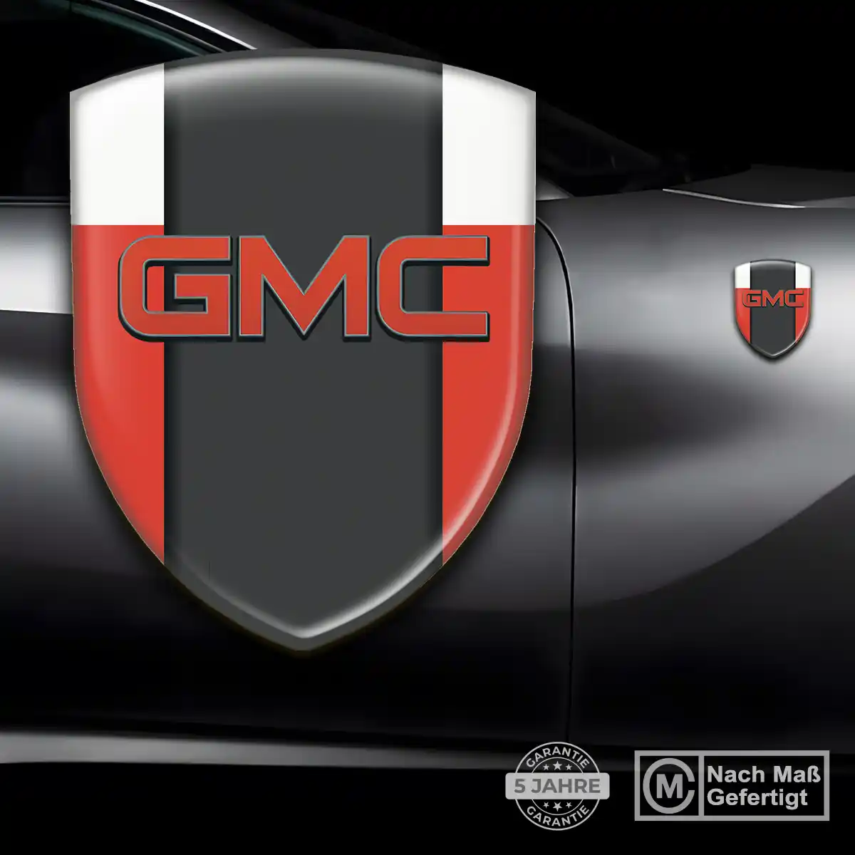 GMC Aufkleber 3D Gel Emblem Interieurdesign
