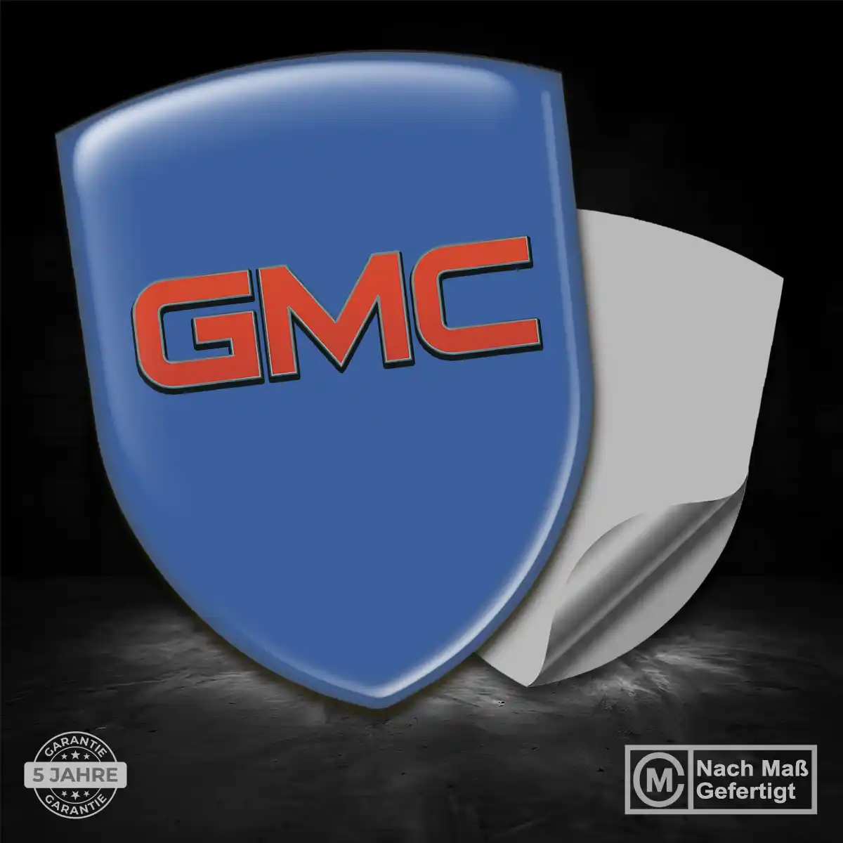 GMC Aufkleber 3D Gel Emblem Limitierte Auflage