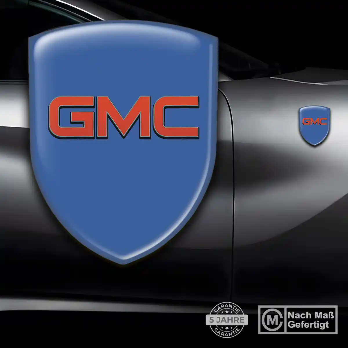 GMC Aufkleber 3D Gel Emblem Limitierte Auflage