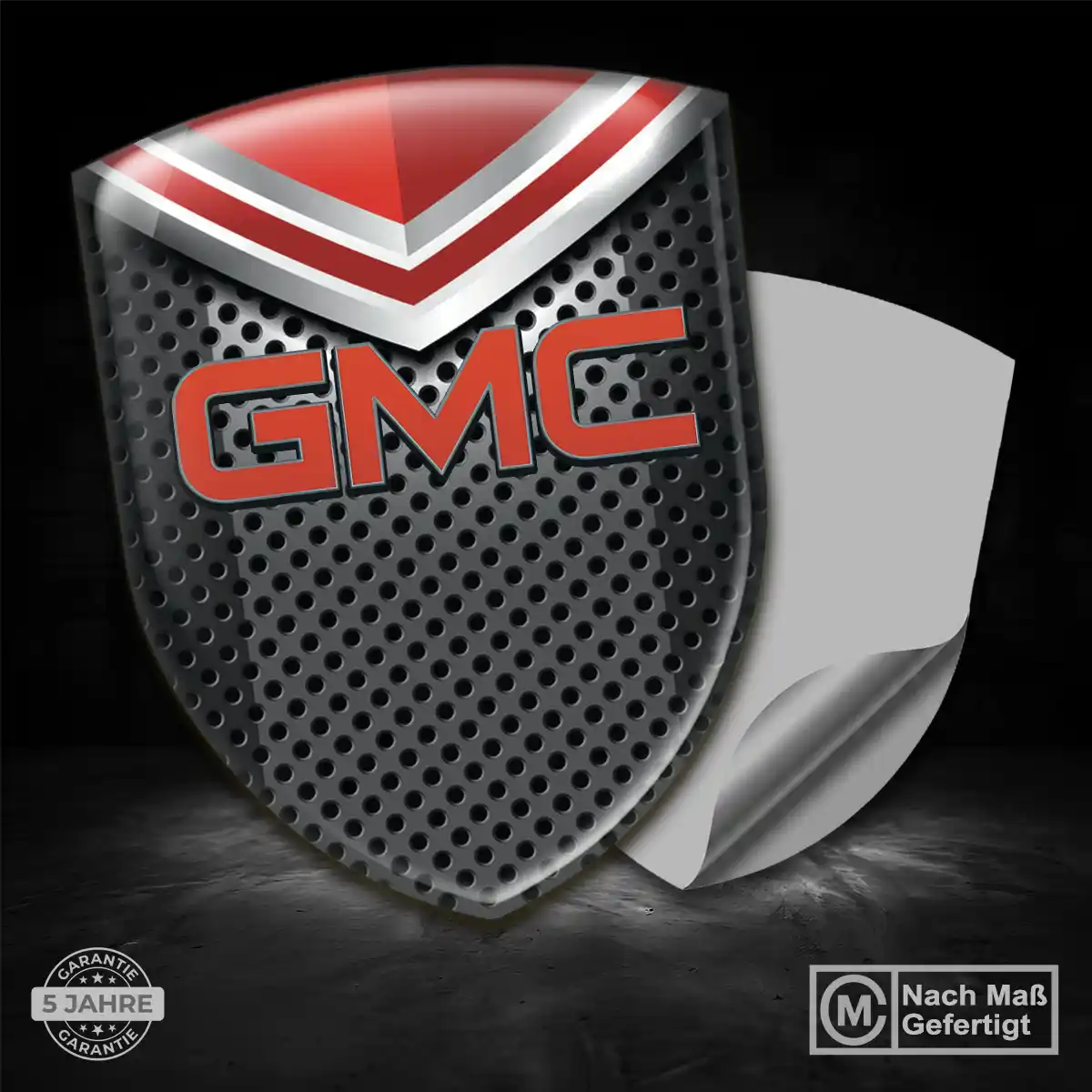 GMC Aufkleber 3D Gel Emblem Premiumqualität
