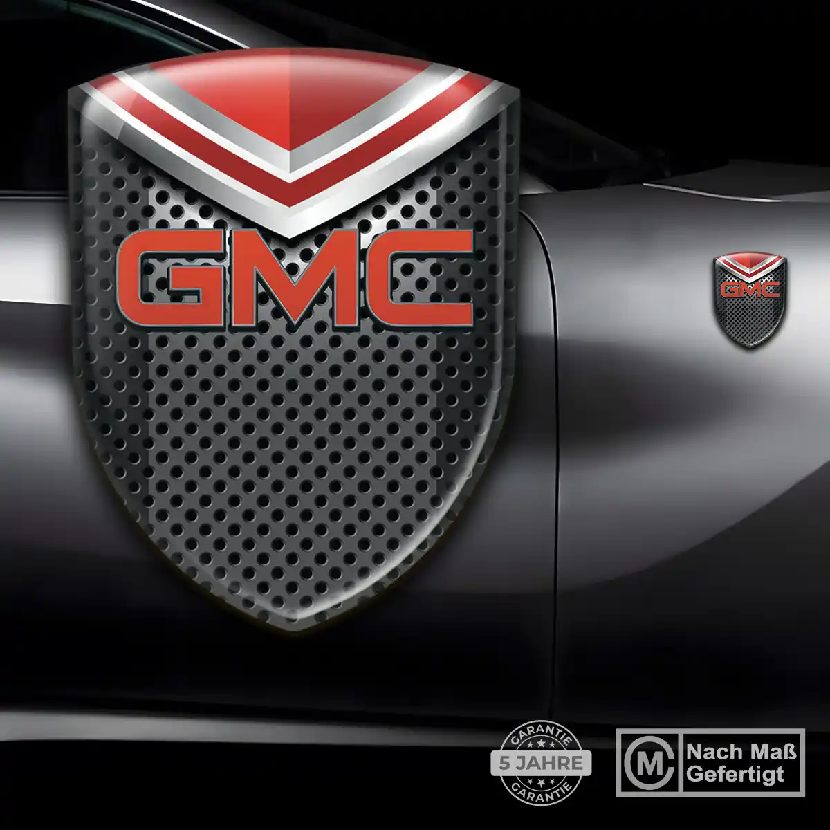 GMC Aufkleber 3D Gel Emblem Premiumqualität