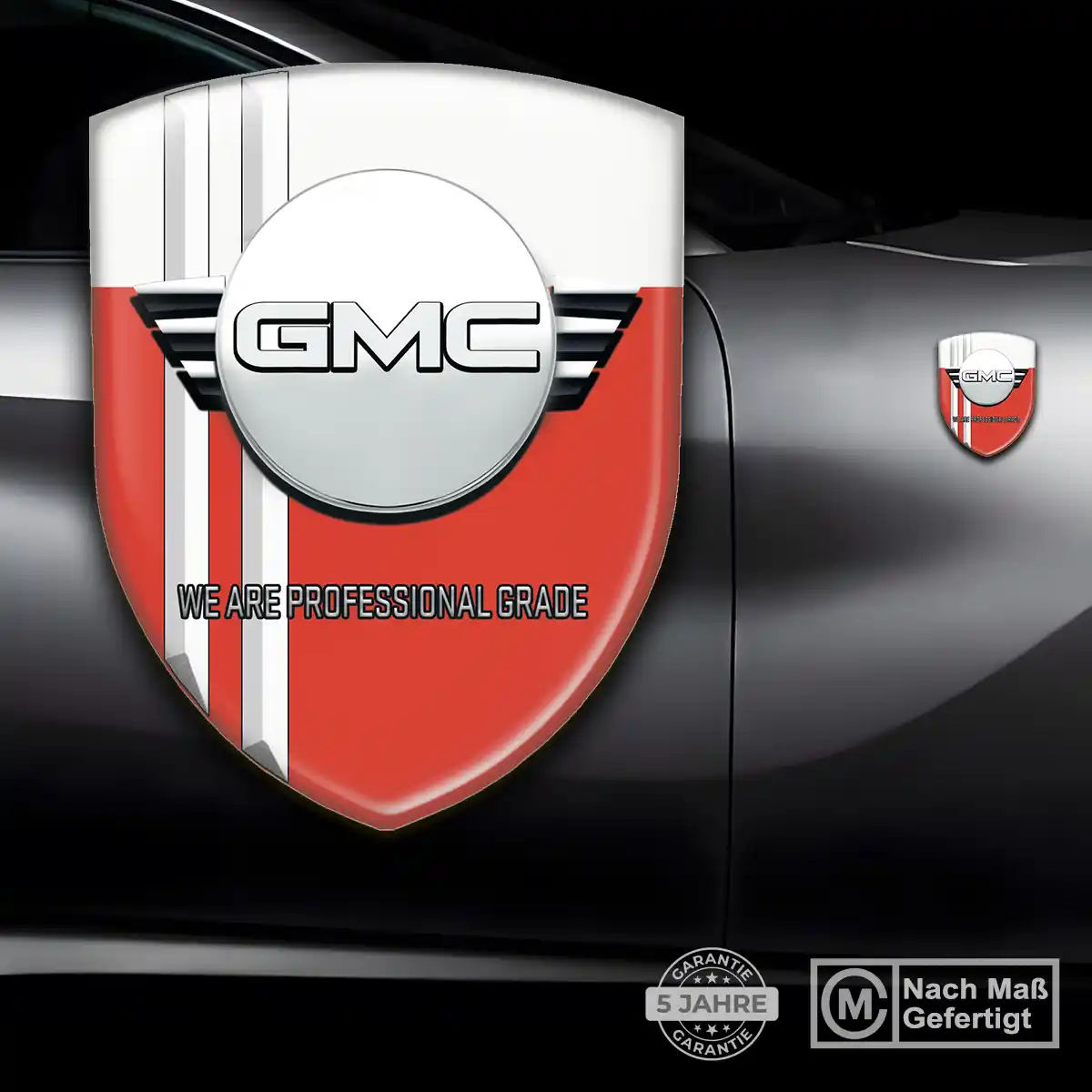 GMC Aufkleber 3D Gel Emblem Stilvolles Design