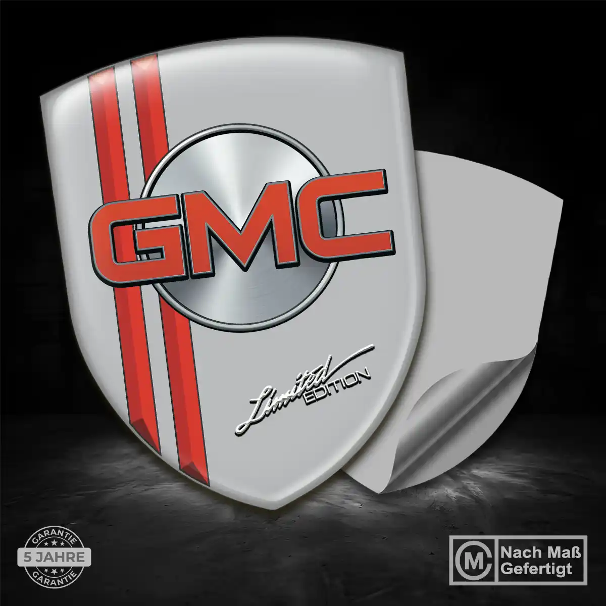 GMC Aufkleber 3D Gel Emblem Tuningfahrzeug