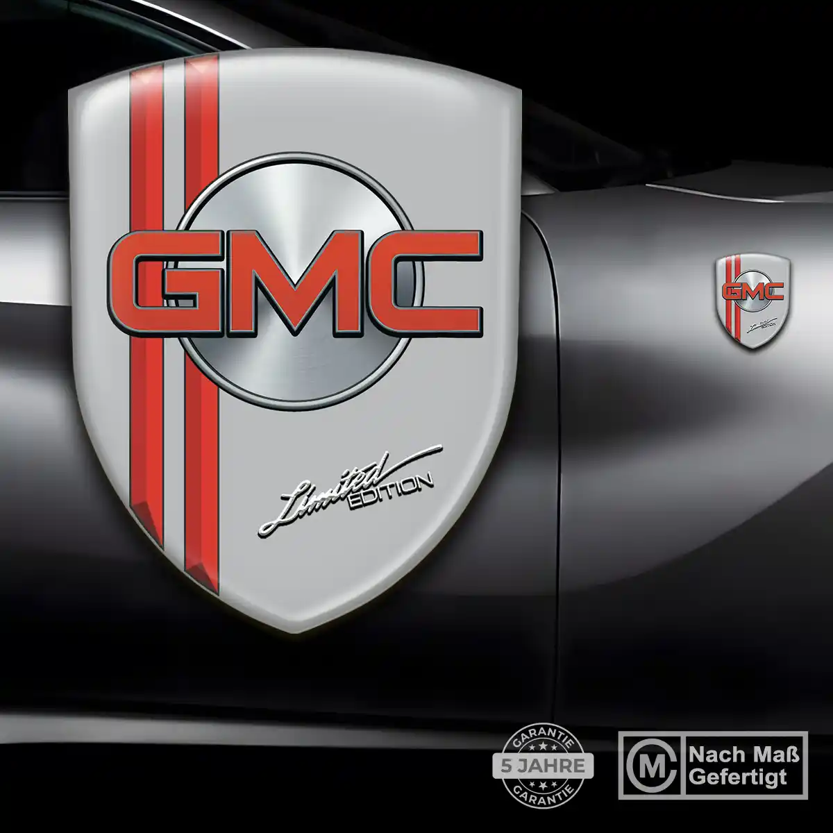 GMC Aufkleber 3D Gel Emblem Tuningfahrzeug