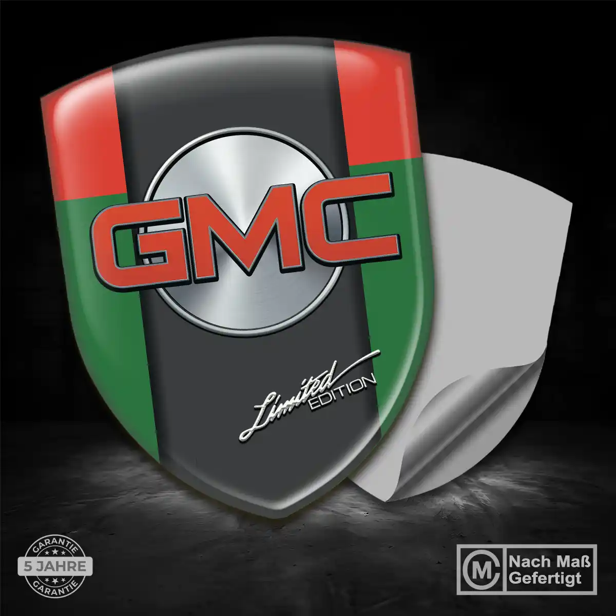 GMC Aufkleber 3D Gel Embleme Auto Premium-Edition