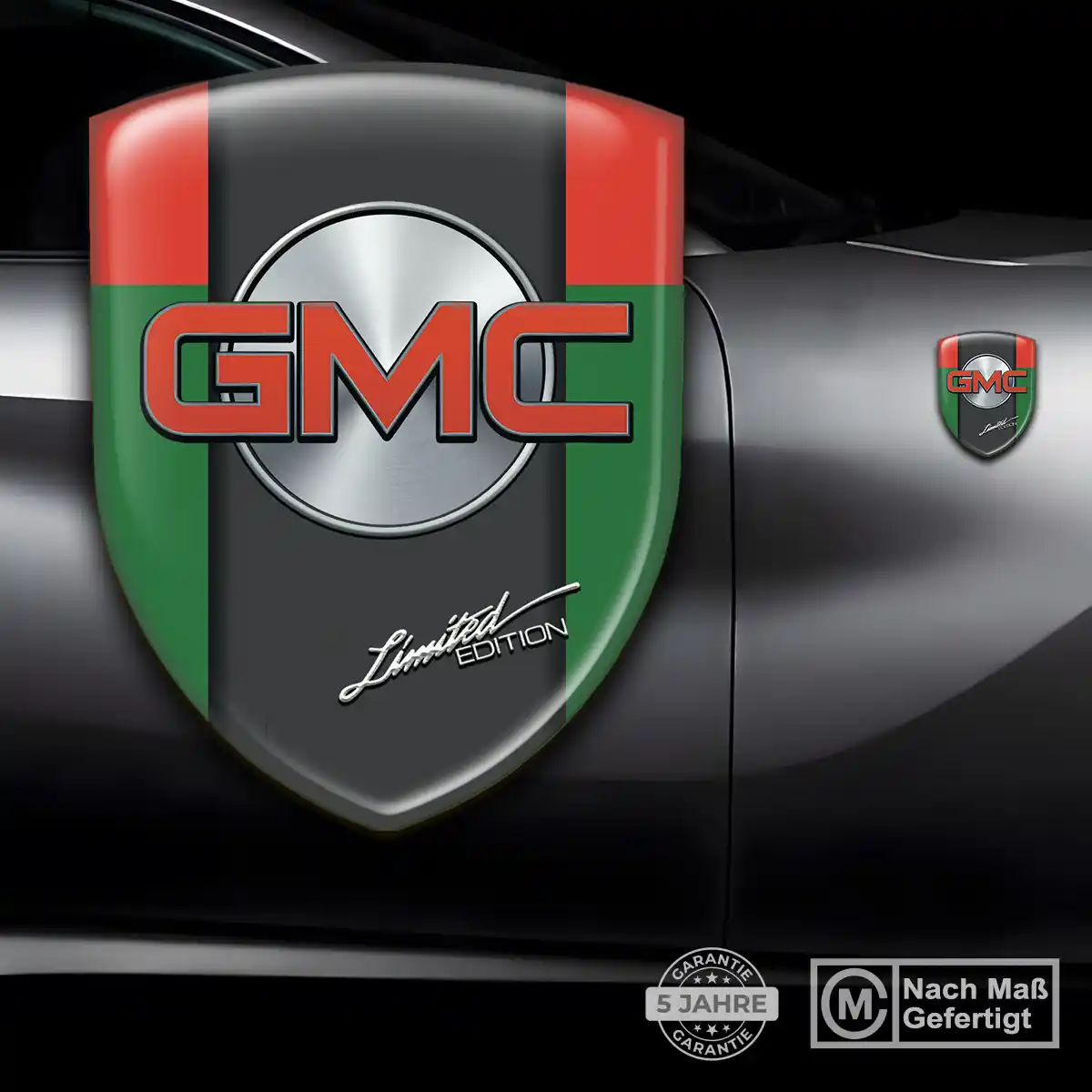 GMC Aufkleber 3D Gel Embleme Auto Premium-Edition