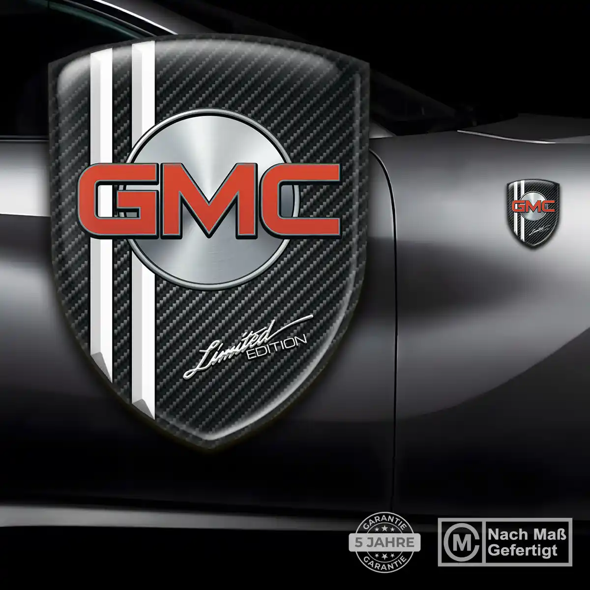 GMC Aufkleber 3D Gel Embleme Auto Stilvolles Design