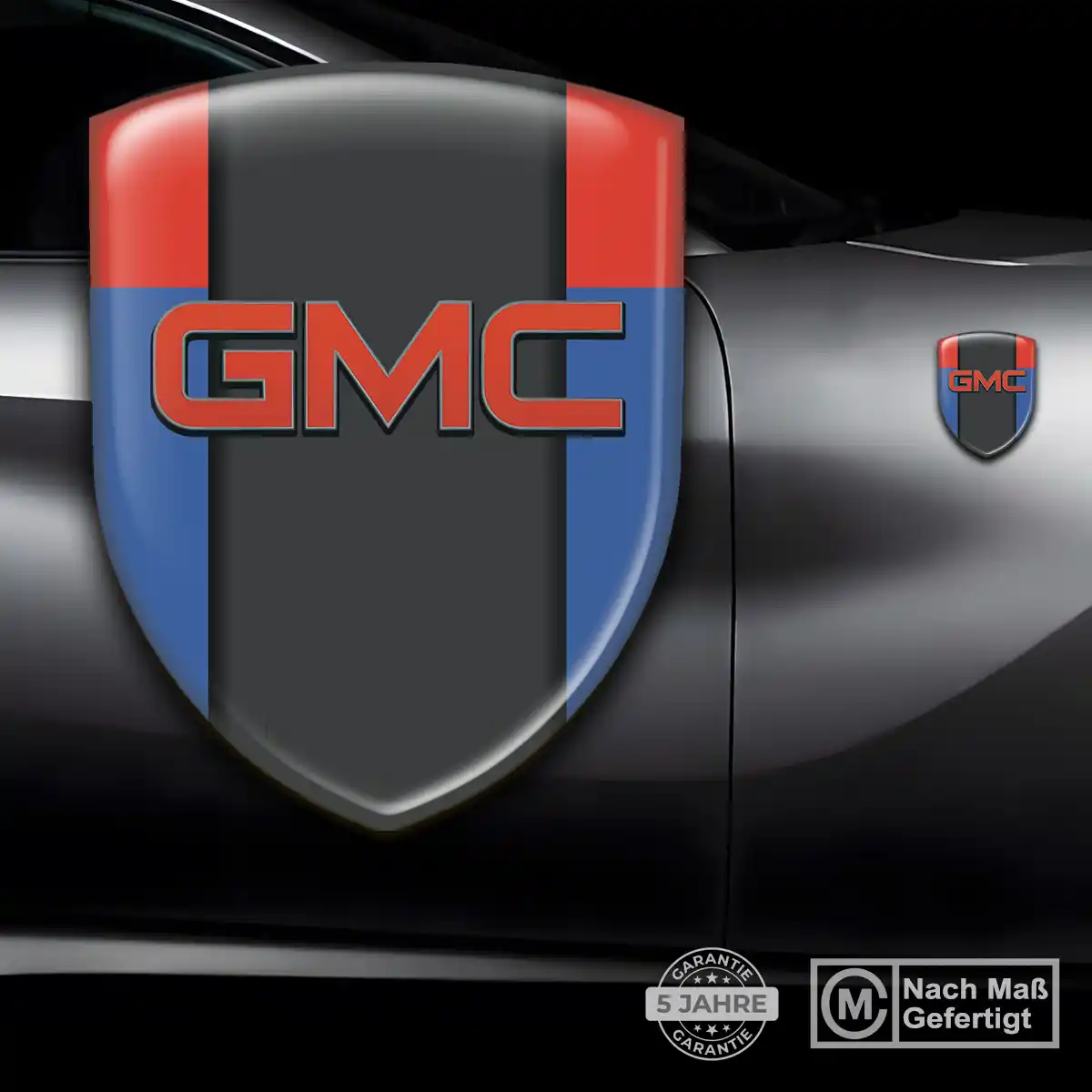 GMC Aufkleber 3D Gel Embleme Edles Design