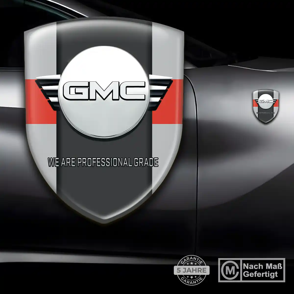 GMC Aufkleber 3D Gel Embleme Hochwertiges Harz