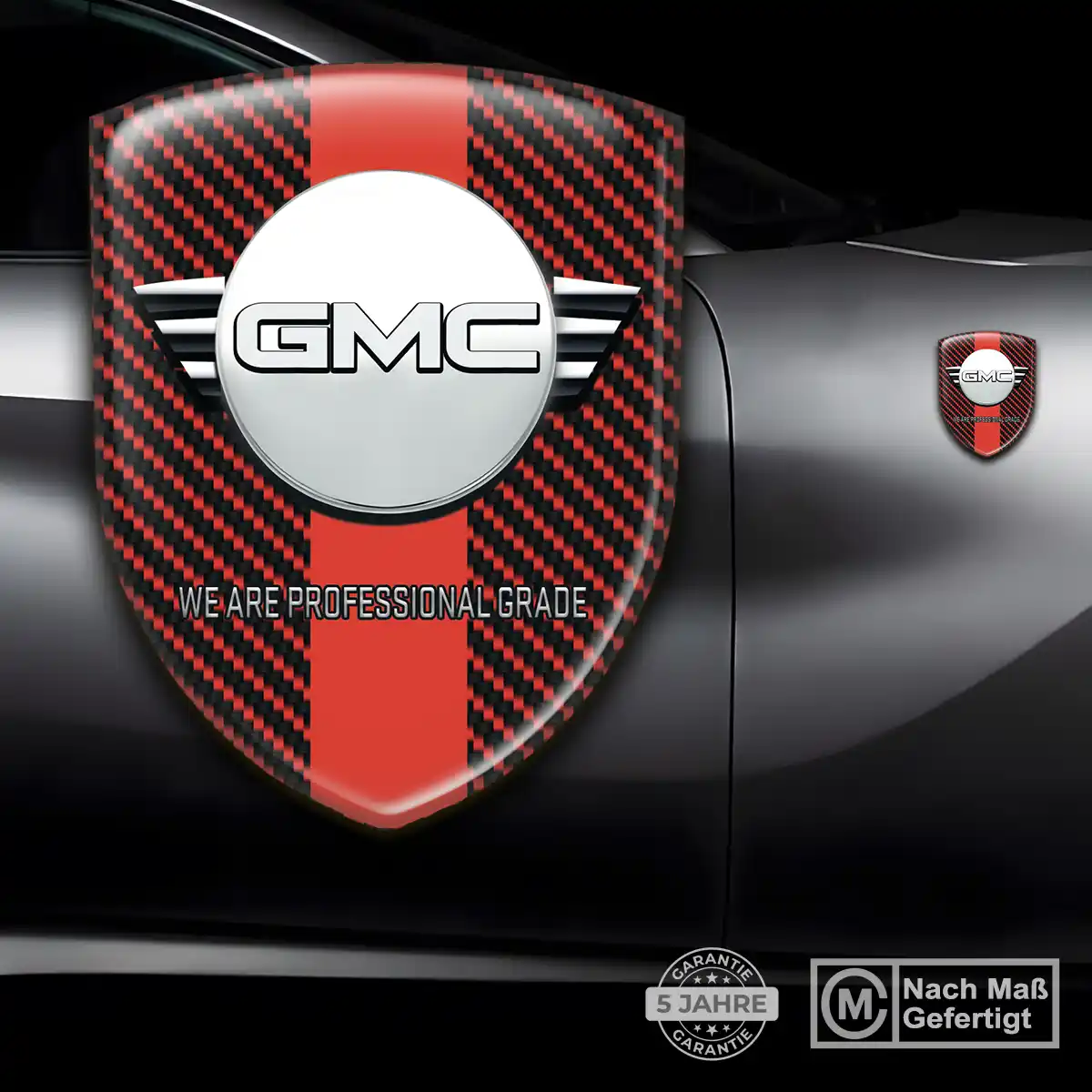 GMC Aufkleber 3D Gel Embleme Limitierte Auflage