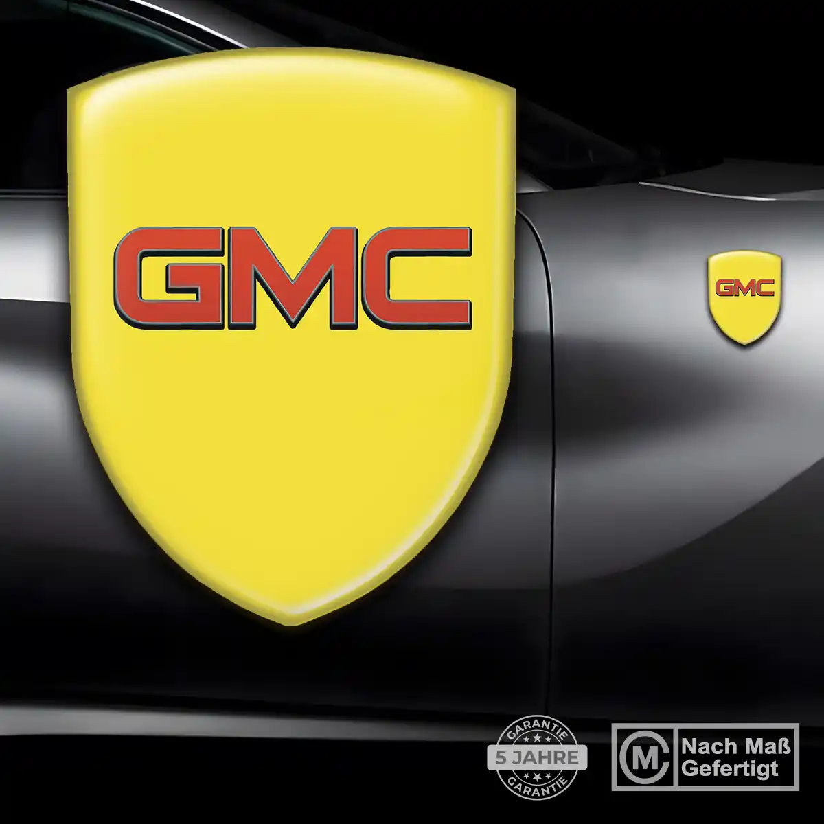 GMC Aufkleber 3D Gel Embleme Markenedition