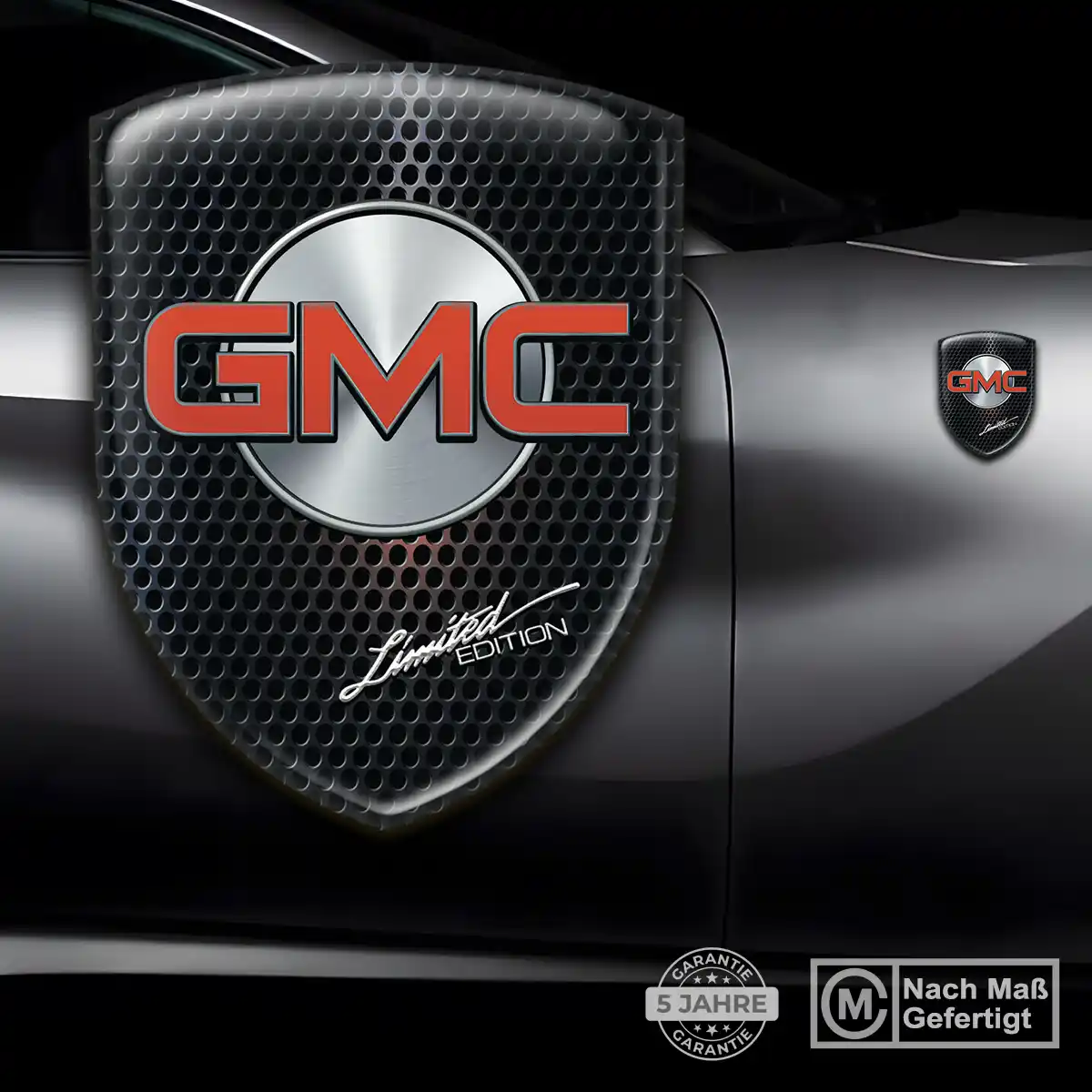 GMC Aufkleber 3D Gel Embleme Stilvolles Design