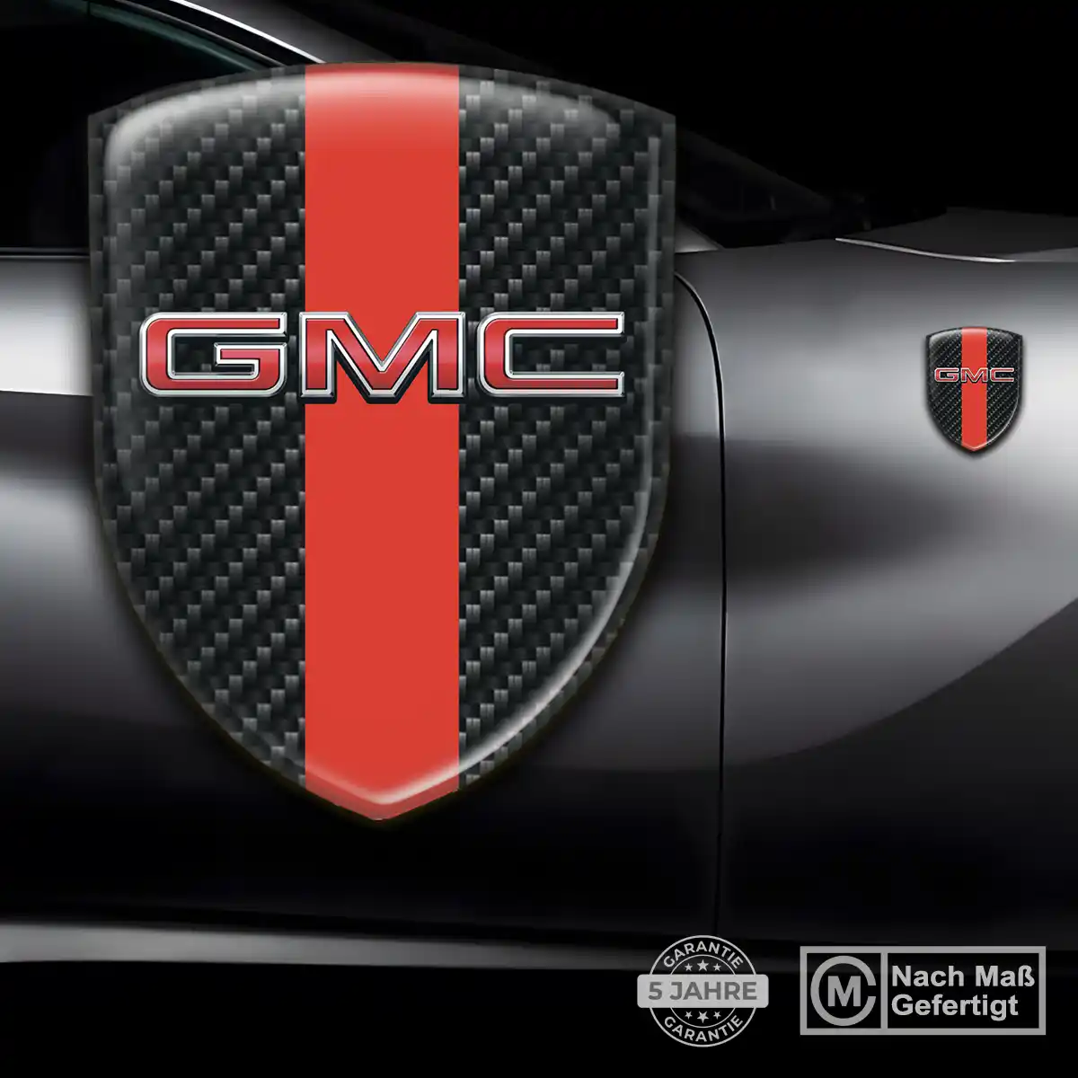 GMC Aufkleber 3D Gel Silikon Auto Exterieurdesign