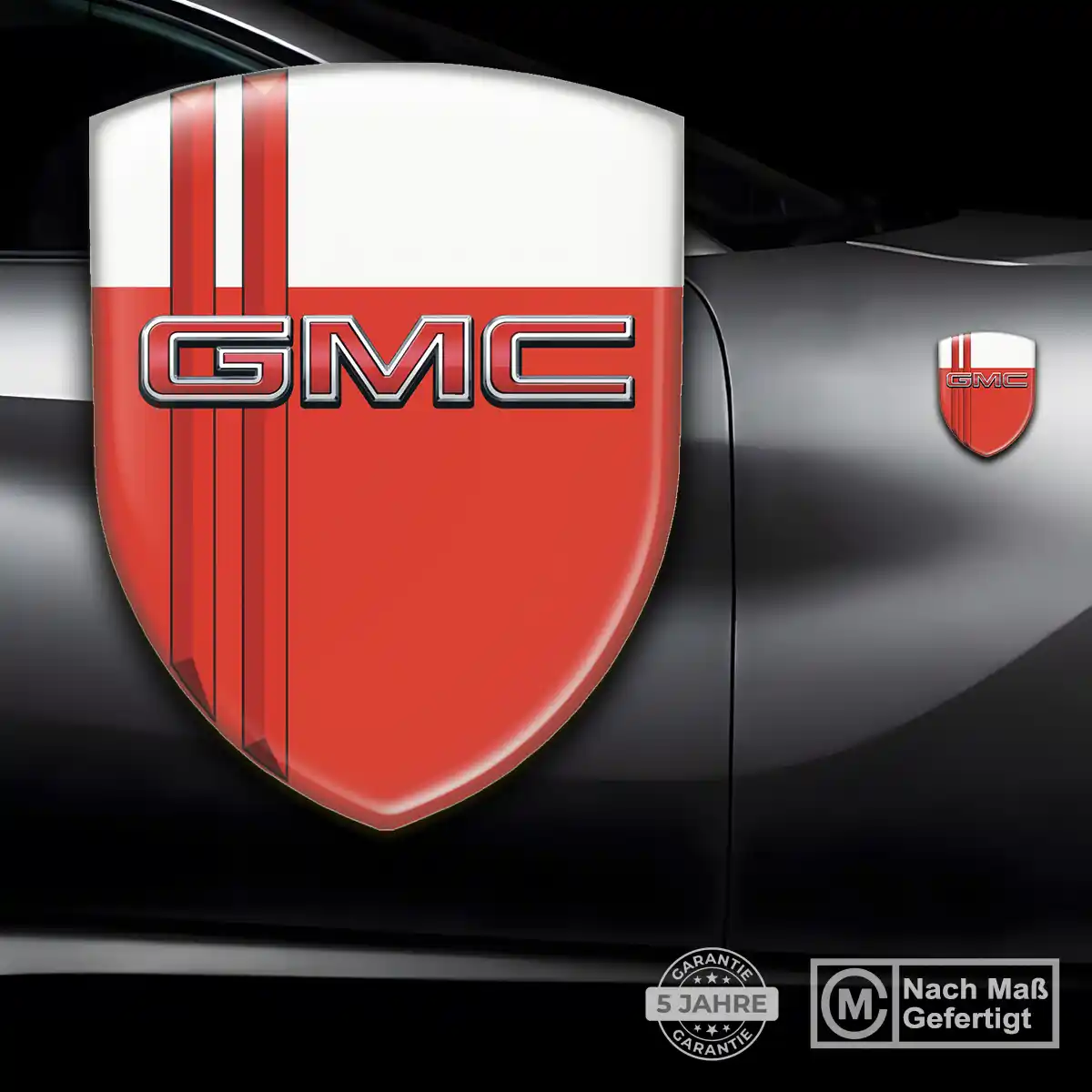 GMC Aufkleber 3D Gel Silikon Edles Design