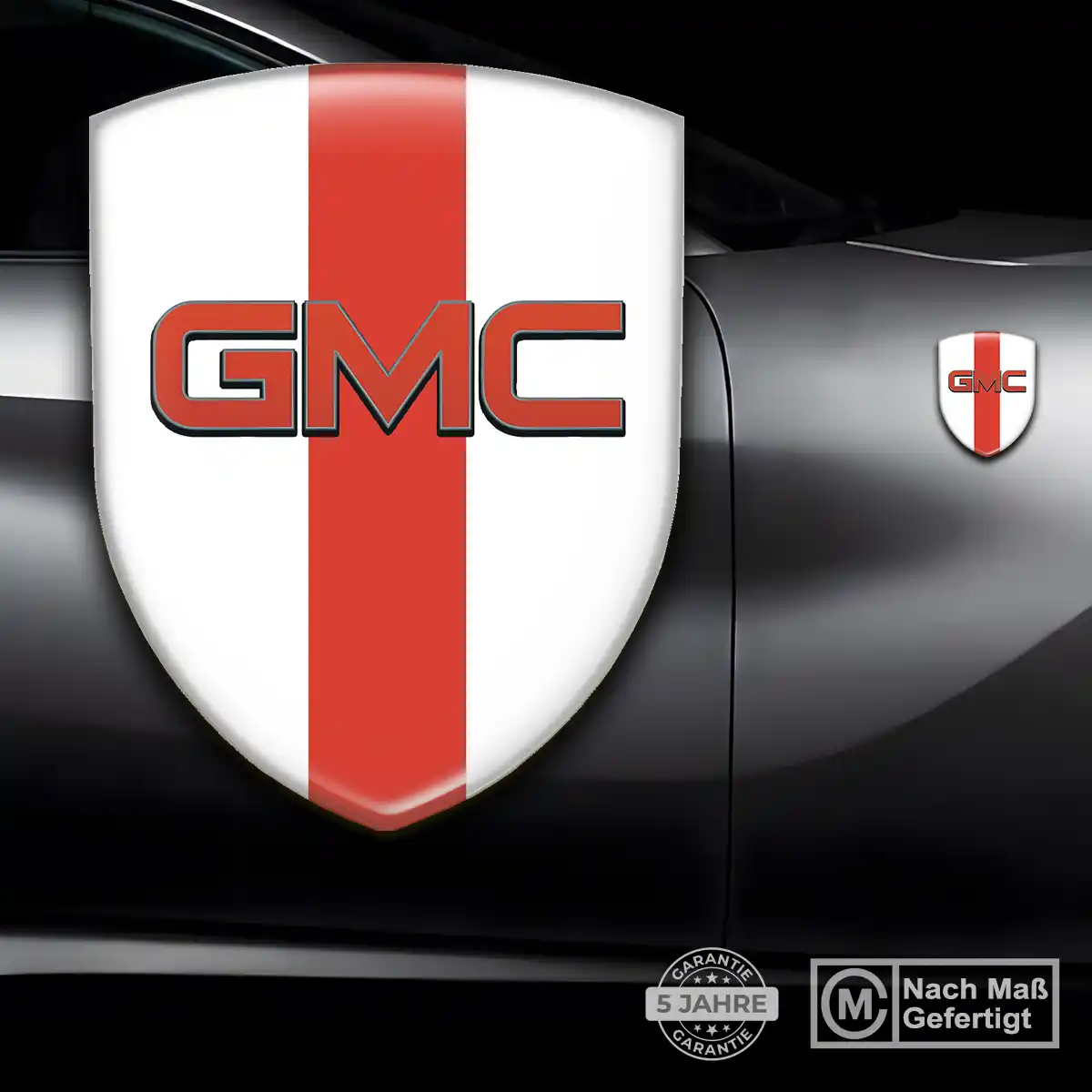 GMC Aufkleber 3D Gel Silikon Hochwertiges Harz