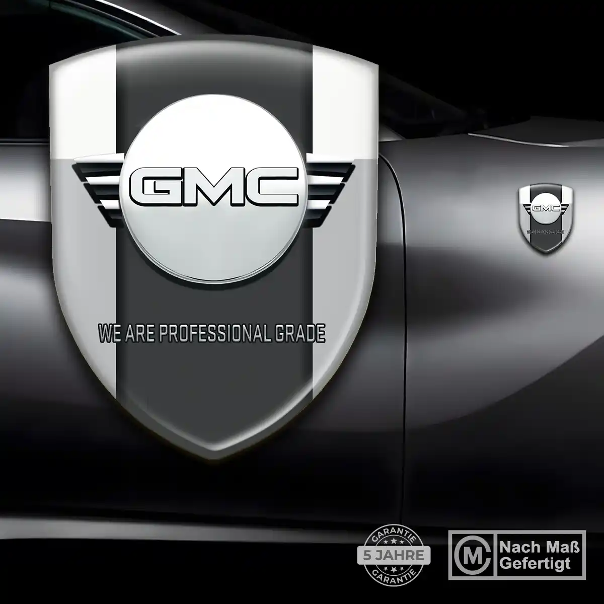 GMC Aufkleber 3D Gel Silikon Markenedition