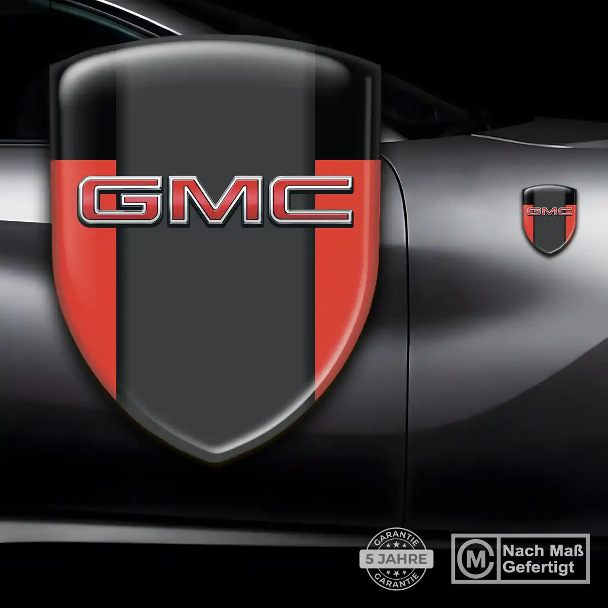GMC Aufkleber 3D Gel Silikon Premium-Edition