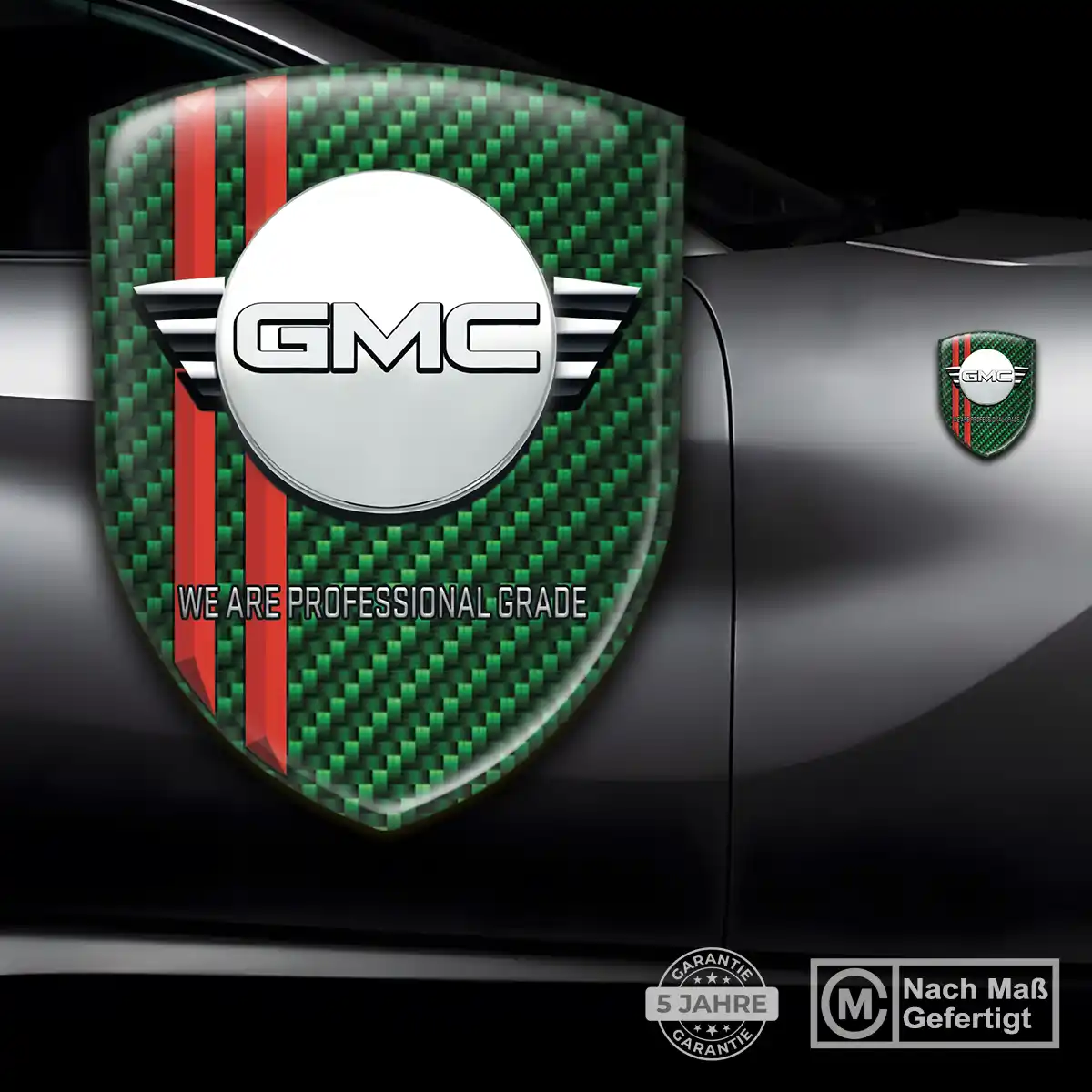 GMC Aufkleber 3D Gel Silikon Premiumqualität