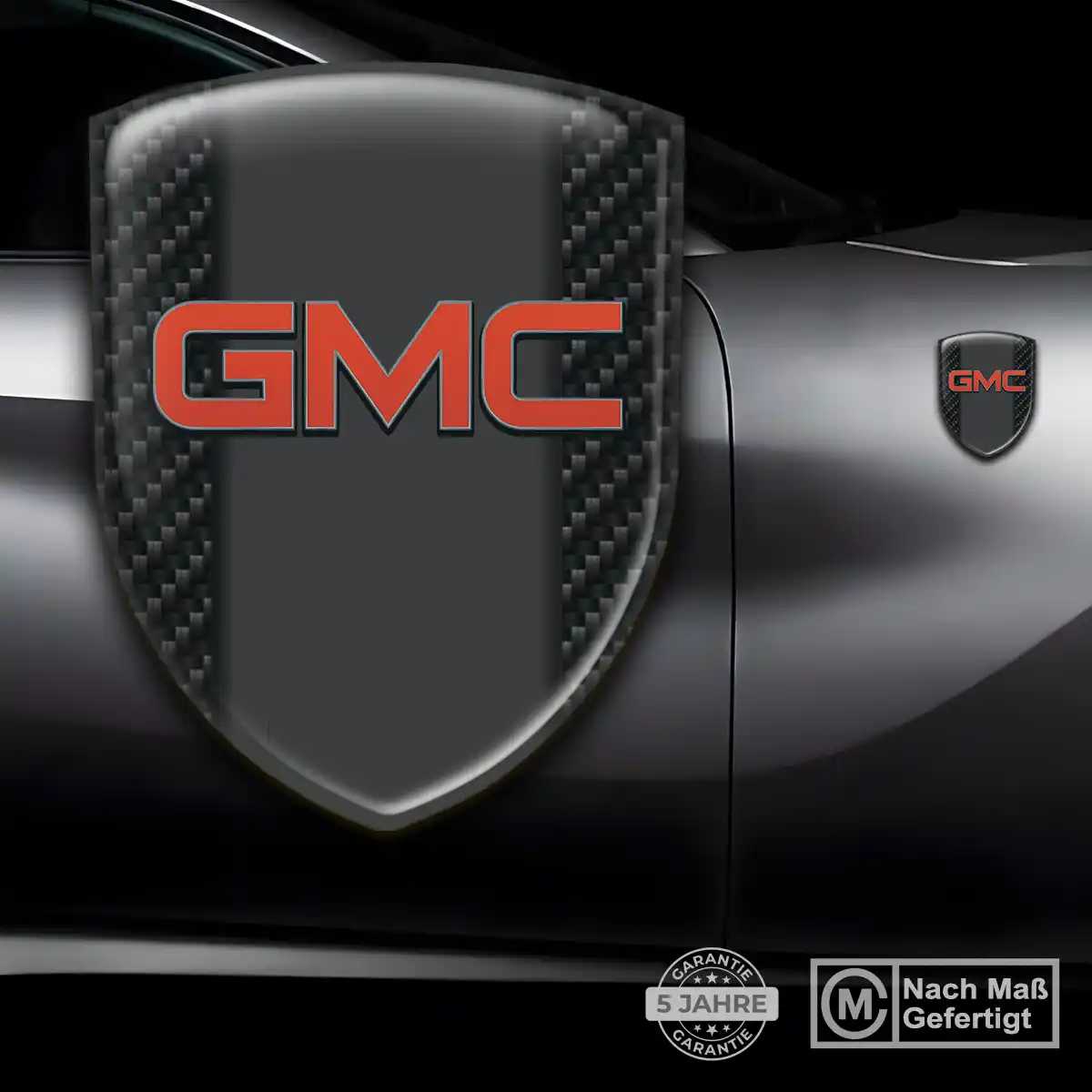 GMC Aufkleber 3D Gel Silikon Stilvolles Design