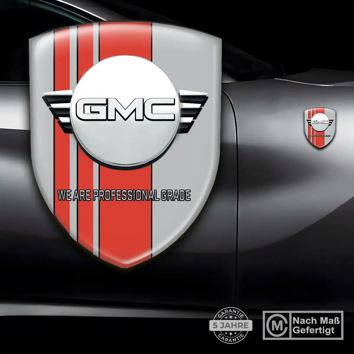 GMC Aufkleber 3D Gel Wappen Auto Hochwertiges Harz