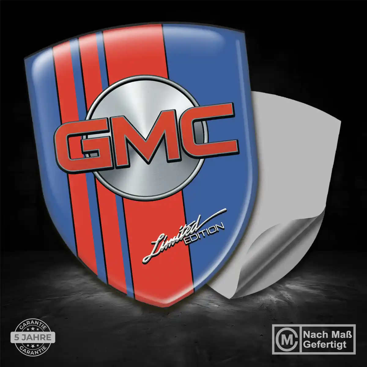 GMC Aufkleber 3D Gel Wappen Auto Interieurdesign
