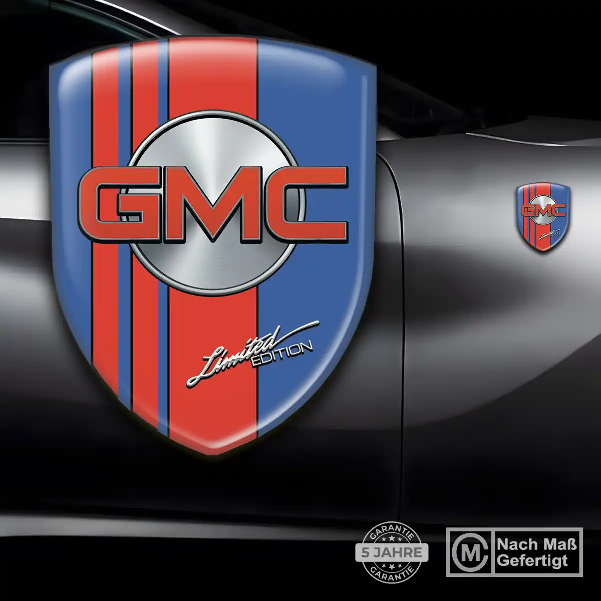 GMC Aufkleber 3D Gel Wappen Auto Interieurdesign